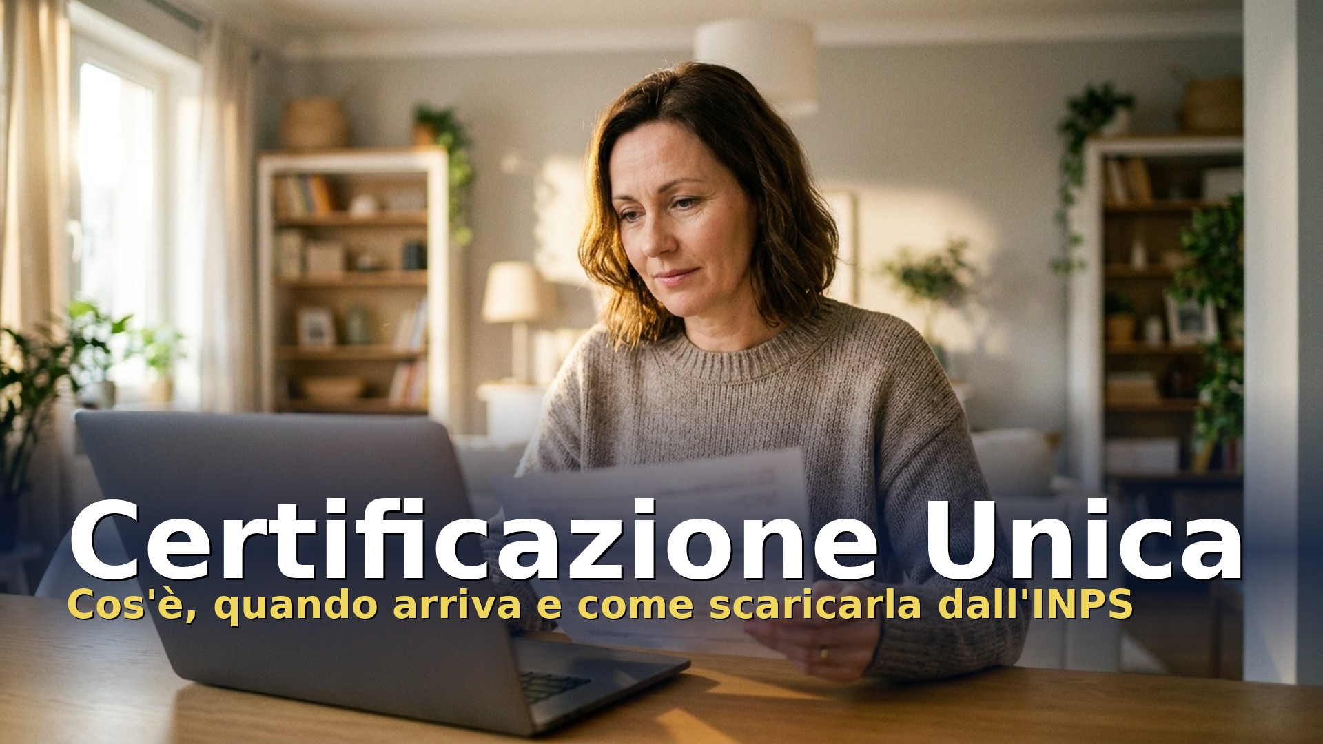 Certificazione Unica: cos'è, quando arriva e come scaricarla dall'INPS