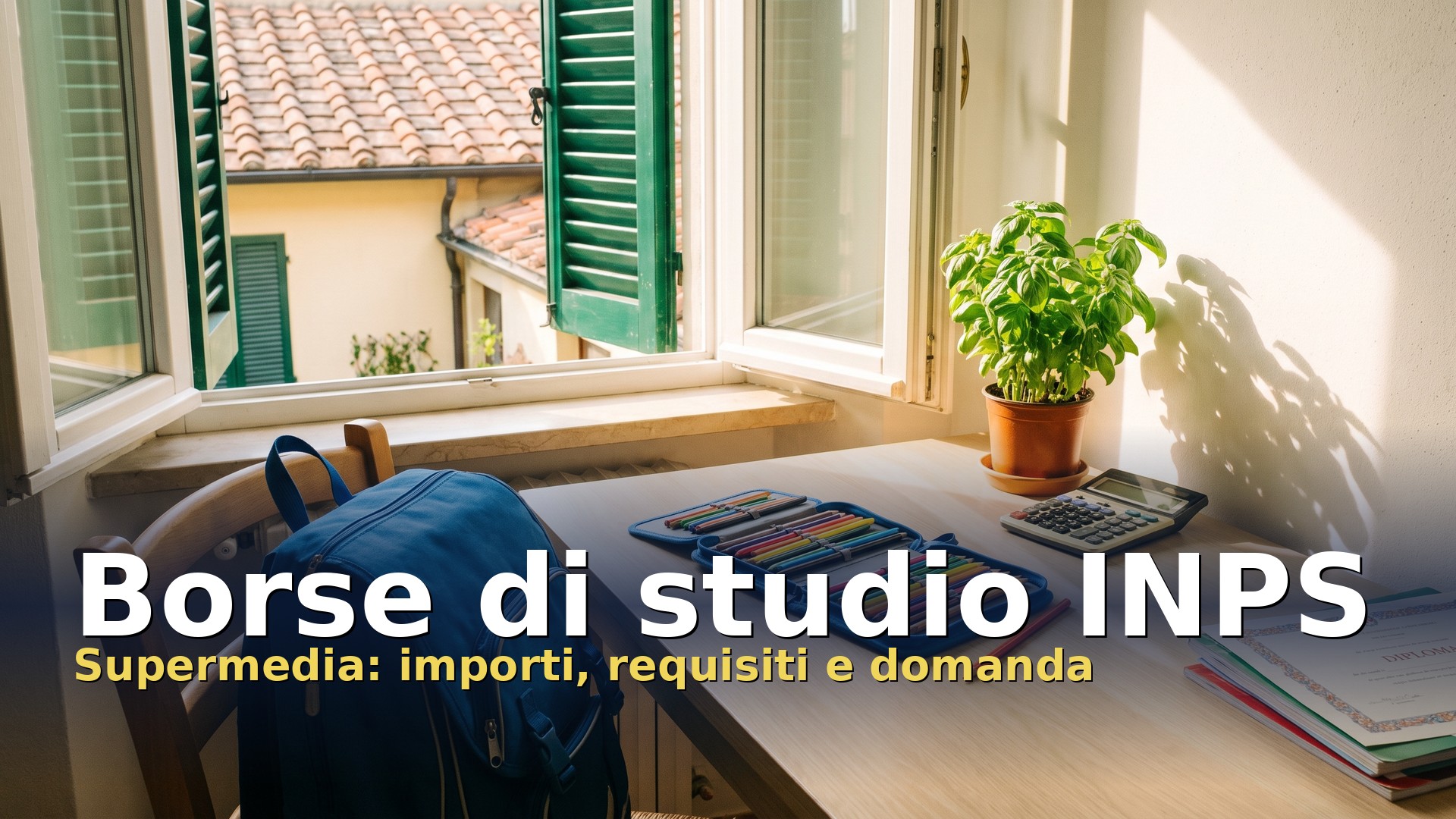 Borse di studio INPS Supermedia: importi, requisiti e domanda