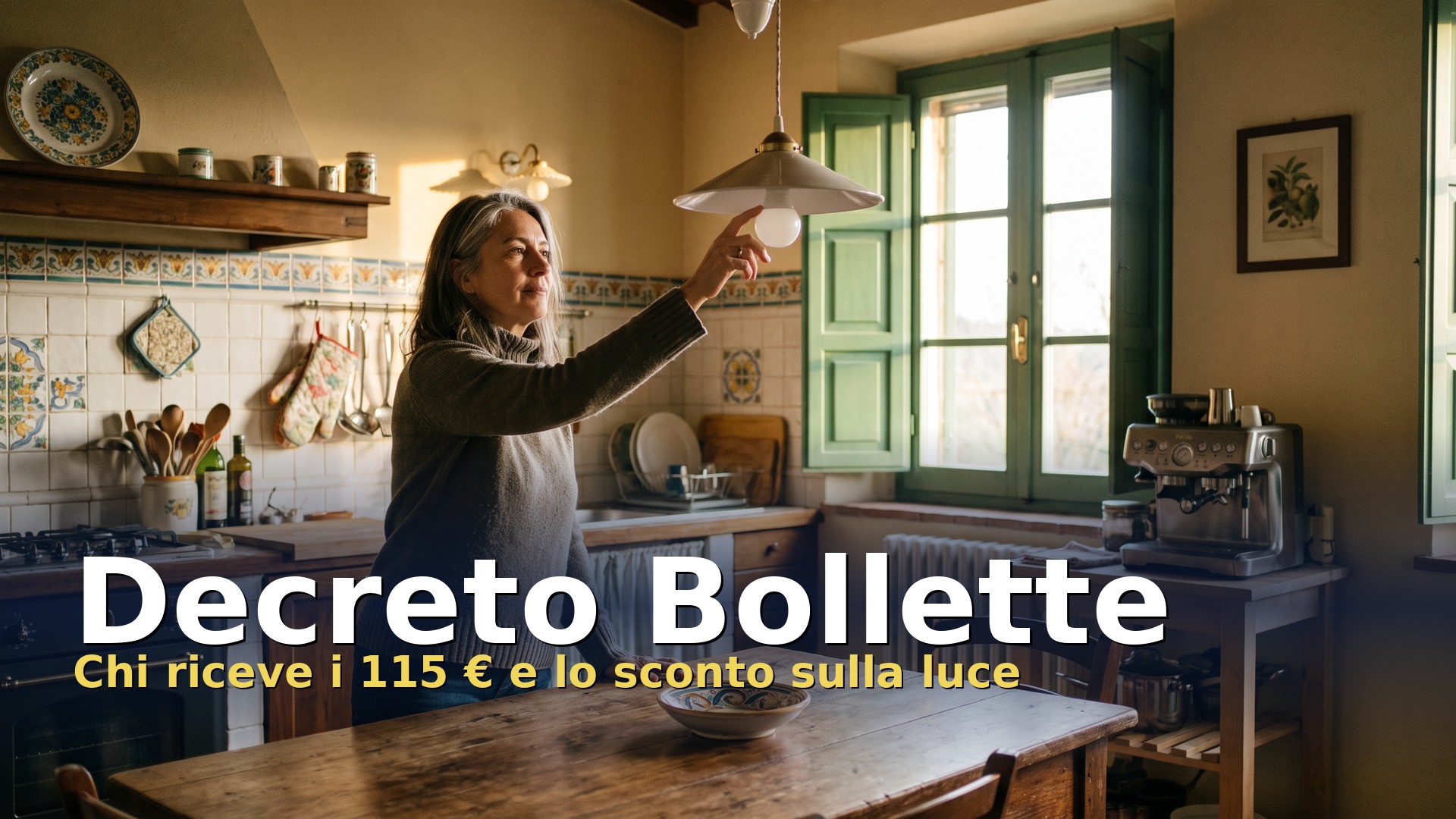 Decreto Bollette 2026: contributo di 115 € e sconto sulla luce per le famiglie