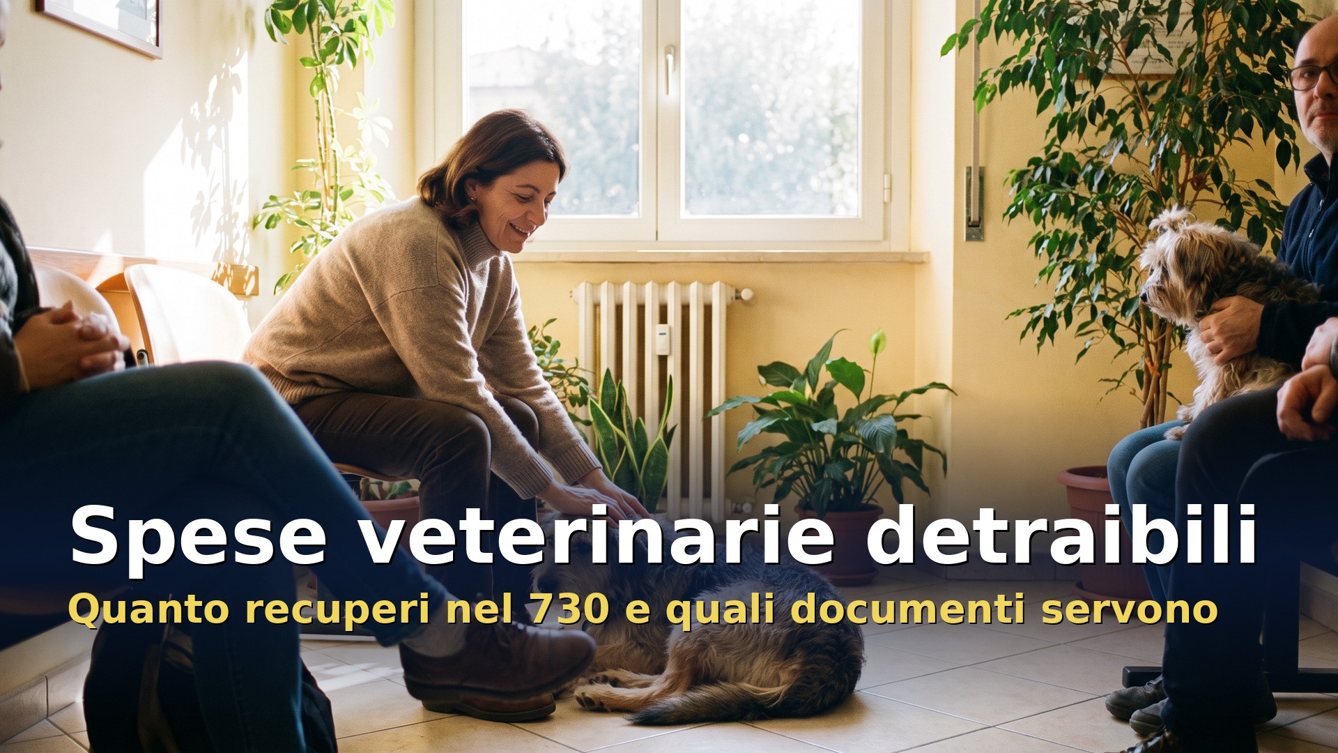 Spese veterinarie detraibili: quanto recuperi nel 730 e quali documenti servono